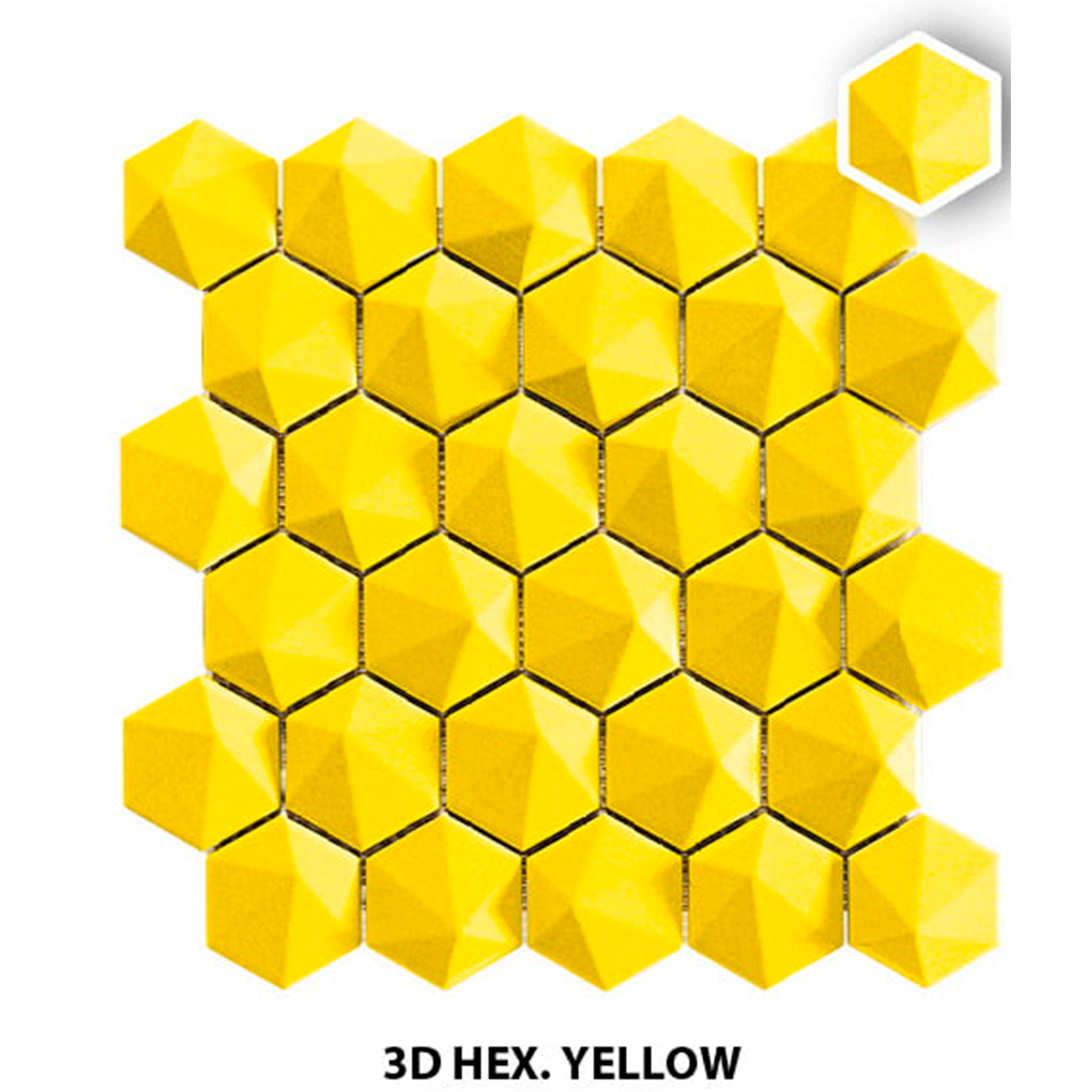 3Dhex Yellow